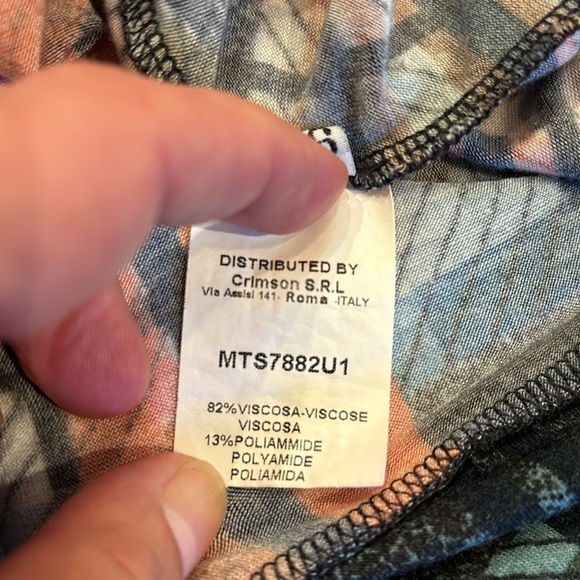 PIANURASTUDIO ROMA vintage punk goth long sleeve mini dress/top size euro 48 - M - Picture 8 of 9